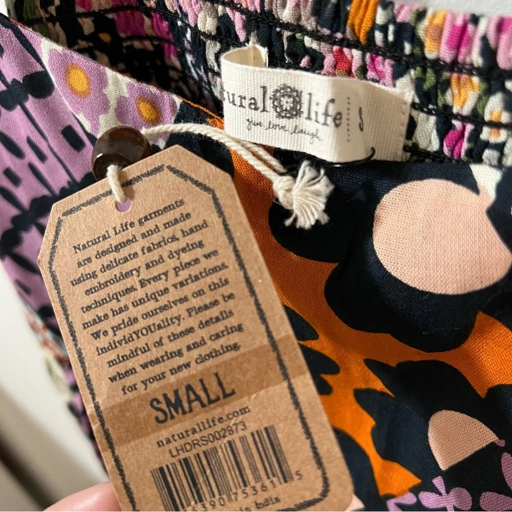 Natural Life Patchwork Sleeveless Dress - Picture 4 of 4